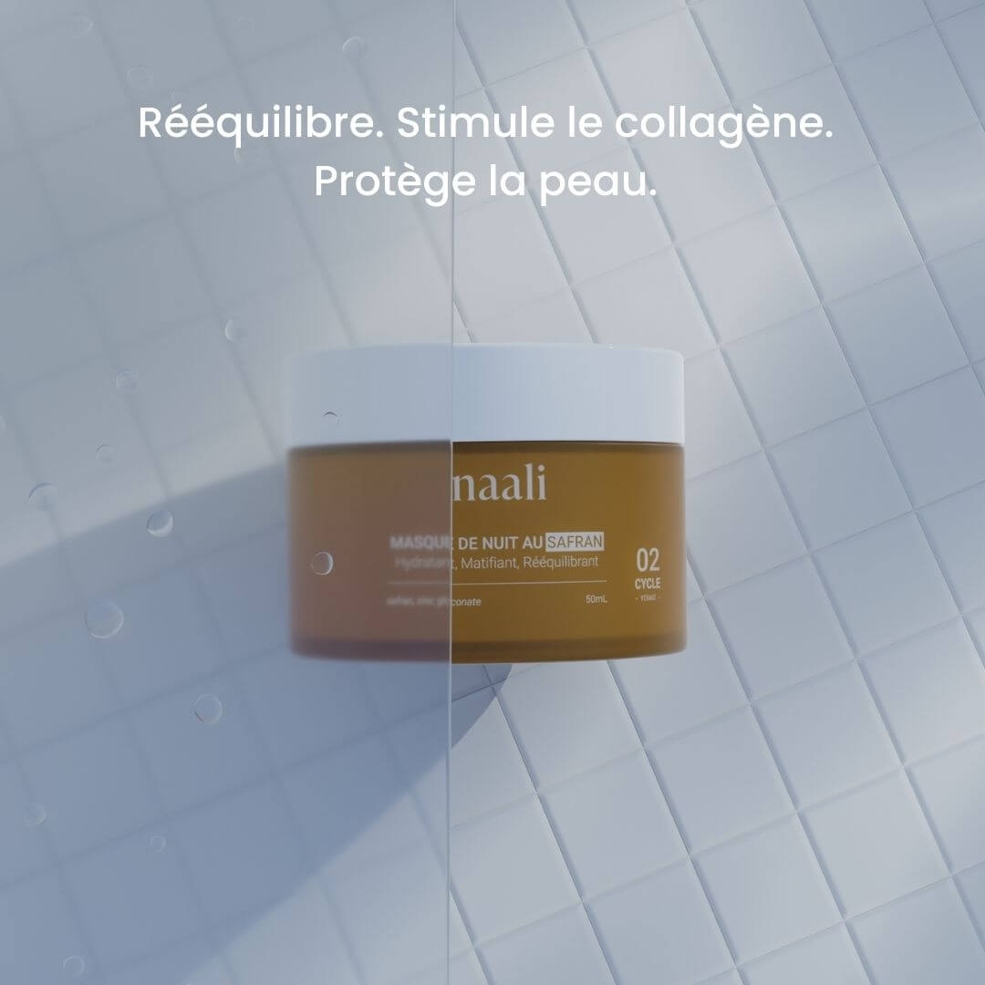 Masque de Nuit Rééquilibrant au Safran