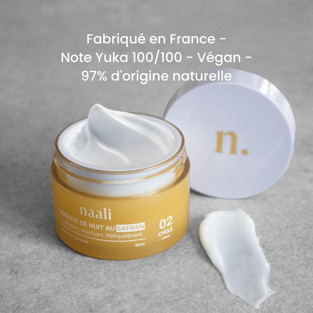 Masque de Nuit Rééquilibrant au Safran