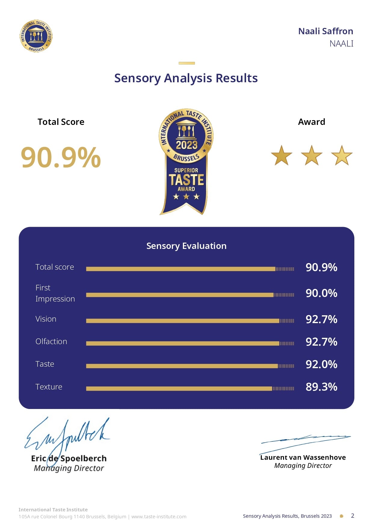 Safran d'Exception 100% Rouge - Super Negin