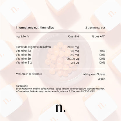 Gommes Anti-Stress au Safran - Kit d'essai