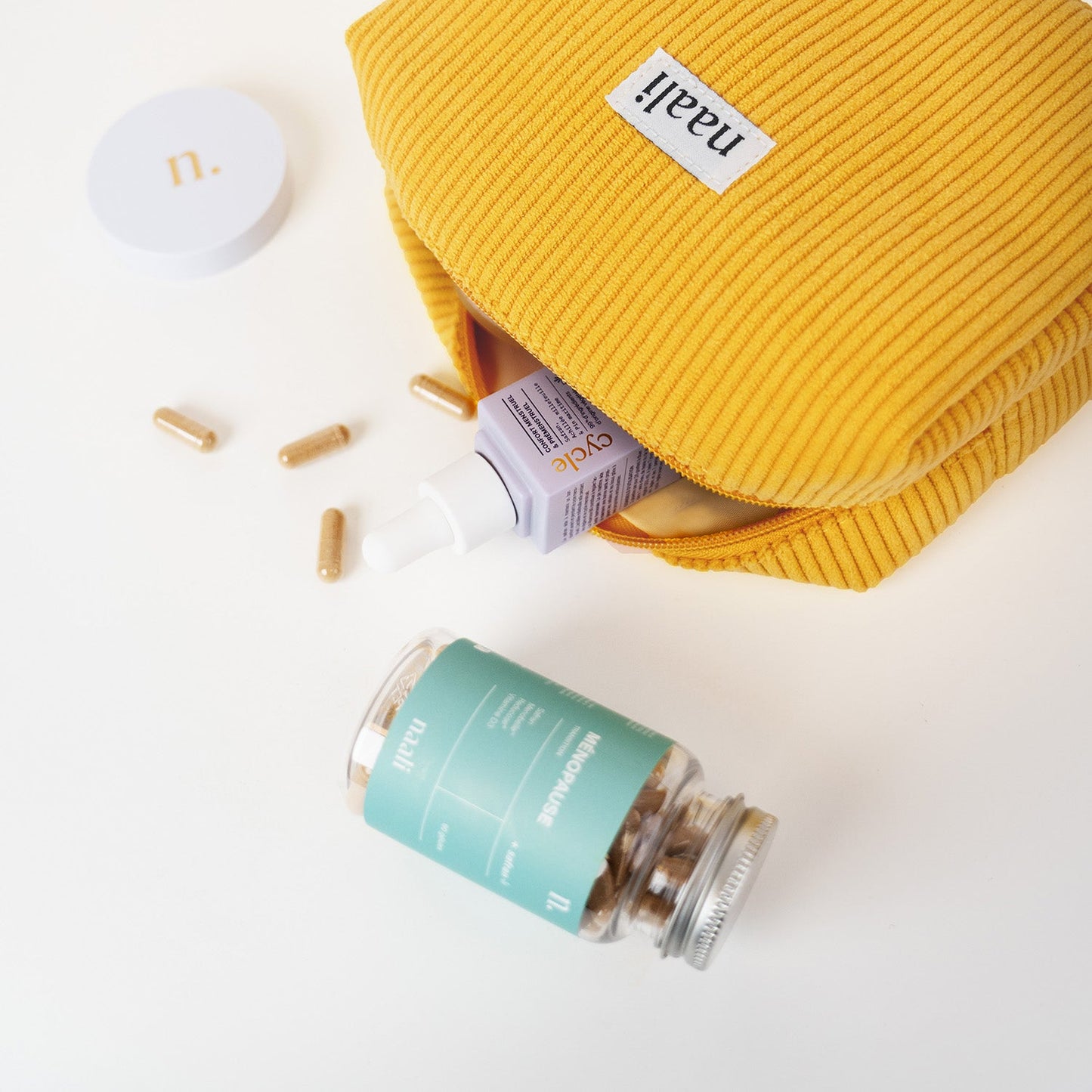 Trousse de voyage en velours